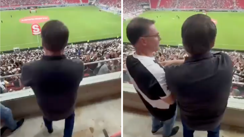 Bolsonaro Assiste A Clássico Entre Vasco E Fluminense Em Brasília Bolsonaro Assiste A Clássico Entre Vasco E Fluminense Em Brasília
