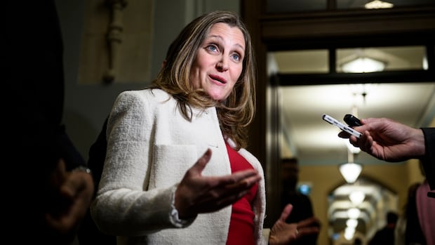 Canada To Hit NATO Spending Target By 2027: Freeland Canada To Hit NATO Spending Target By 2027: Freeland