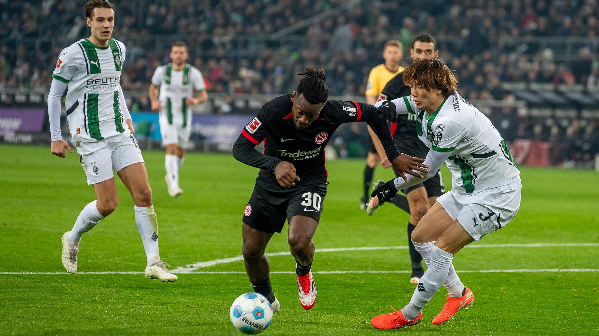 Eintracht Frankfurt Held To Draw In Gladbach: Kolo Muani And Buta's Debut Impact Eintracht Frankfurt Held To Draw In Gladbach: Kolo Muani And Buta's Debut Impact