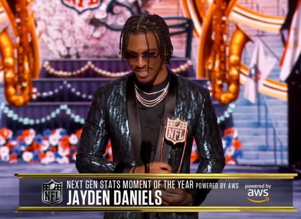 Jayden Daniels: AP Offensive Rookie Of The Year Jayden Daniels: AP Offensive Rookie Of The Year