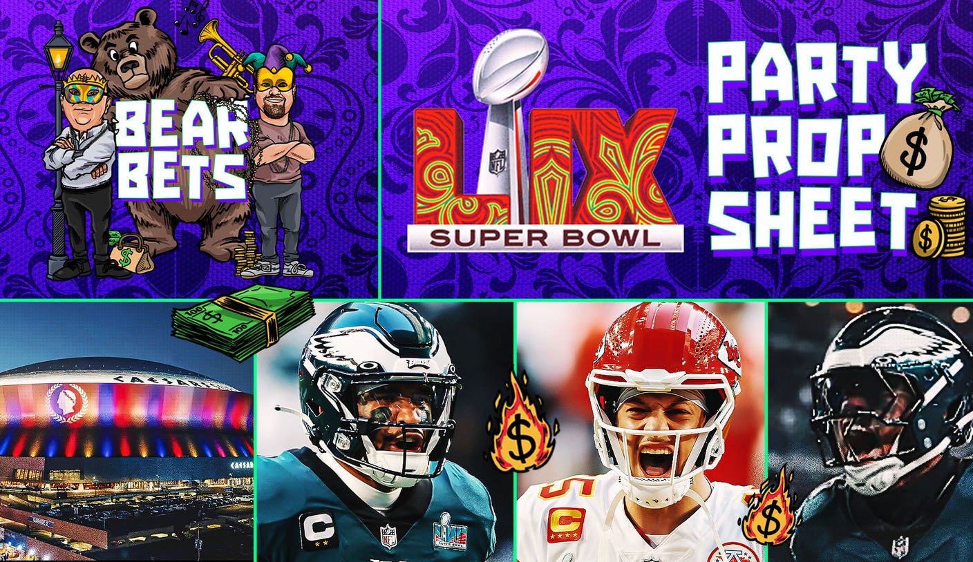 Super Bowl 2025: Chris 'The Bear' Fallica's Prop Bets & Predictions Super Bowl 2025: Chris 'The Bear' Fallica's Prop Bets & Predictions